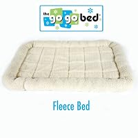 37 x 25 Large GoGo Fleece Dog Crate Pad - fits most 36 metal wire crates