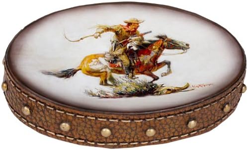 Rockin W Brand Winchester Horse and Rider Soap Dish