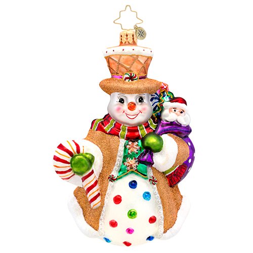 Christopher Radko Waffle Wally Gingerbread Themed Ornament  4.5