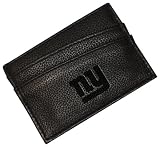 NFL New York Giants Debossed Black Leather Money Clip