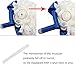OurWarm® Purple Crystal Roses Pearl Bridal Bridesmaid Wedding Bouquet Artificial Silk Flowers with 1pcs Glue Stick