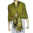 Womens Shawls Mirror Work Tie Dye Wool Accessory 80 x 35 inches