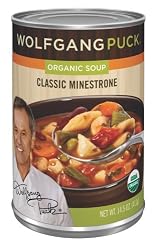 Wolfgang Puck Organic Classic Minestrone Soup, 14.5-Ounce Cans (Pack of 12)