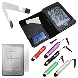 GTMax 8 Items Value Accessories Bundle kit for Amazon Kindle Touch / Touch 3G 6