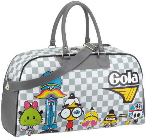 Gola HOLDALL TUB007, Unisex - Erwachsene Umh&auml;ngetasche, weiss, (WHITE/MULTI GZ)