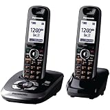 PANASONIC KX-TG7532B EXPANDABLE DIGITAL CORDLESS PHONE SYSTEM WITH ANSWERING SYSTEM & 2-HANDSETS