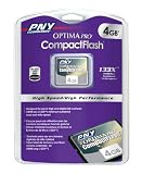 PNY 133x High-Speed 4GB Compact Flash Memory Card (P-CF4G-133W-RF3)