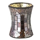 Midwest-CBK Amber and Golden Votive Candle Holder