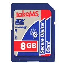 TakeMS Secure Digital (SD) SDHC 8GB Speicherkarte (Class 6) retail