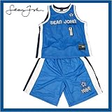 Sean John - Brand new Sean John mens blue Jersey & Shorts Set