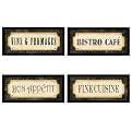 Bistro Signs Wall Art Collection