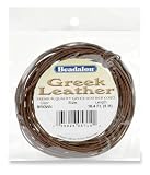 Beadalon Greek Leather 2.0mm Brown, 5-Meter