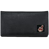 MLB Cleveland Indians Executive Black Leather Checkbook Cover