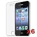 6X Iphone 4 / 4S Screen Guard Professional protector