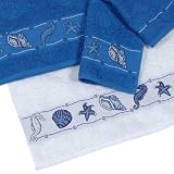 Dyckhoff 1379530001 Blue Summer Handtuch 50/100 cm wei&szlig;