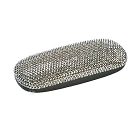 Click here to buy Crystal Eyeglass Case Various Colors (Grey) by SilverHooks.