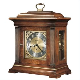 Thomas Topion Key Wound Mantel Clock By Howard Miller by Howard Miller