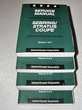 2004 Chrysler Sebring, Stratus Coupe Service Manuals (4 Volume Set)