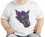 Tattoo wolf オーガニックベビーTシャツ 12 - 18 Months
