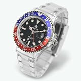 RELAX リラックス メンズ 腕時計 GMT 赤青ベゼルの画像