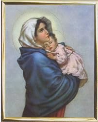 Madonna of the Street Framed Art, 8" x 10" - MADE IN ITALY