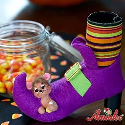 5" Peek a Boo Witches Shoe By Annalee