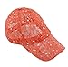 Lace Glitter Sequin Baseball Caps Hat Colors: Coral