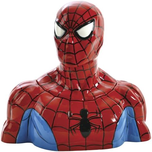 Spider-Man Cookie Jar: Classic Marvel Comic Superhero Kitchen Storage