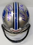Jahvid Best & Ndamukong Suh Autographed Detroit Lions Mini Helmet