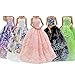EADBYG 5Pcs Handmade Clothes Dress for Barbie Doll Wedding Party Dresses Gown Outfit Costume Suit for 11.5 inch Dolls