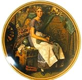 Knowles Norman Rockwell s Rediscovered Women Plate Dreaming in the Attic