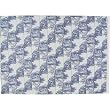 Blue Paesaggio Landscape Toile Figural Poster Decoupage Gift Wrap 20 x 28 "