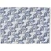 Blue Paesaggio Landscape Toile Figural Poster Decoupage Gift Wrap 20 x 28 "