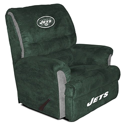 Buy New York Jets NFL Team Logo Big Daddy Recliner by Baseline Sports