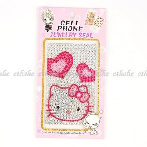 Hello Kitty Mobile Phone Sticker Shining Seal