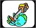 Mouse Pad with chopping, world, earth, chainsaw, globe Image