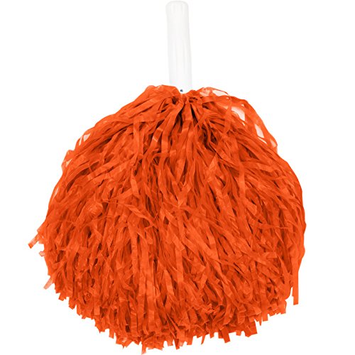 Orange Pom Poms (1 dz) Sporting Goods Team Sports Cheerleading