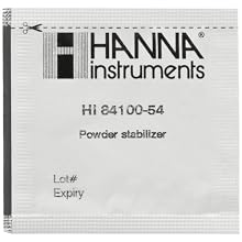 Hanna Instruments HI 84100-54 Stabilizer Reagent for HI 84100-01 Mini Titrator (1 Box of 25 Pieces)