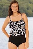 Maxine® Day Light Ruffled Swimsuit - Plus Size Swimwear Plus Size Swimsuits