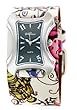 Nemesis Tattoo Band Leather Cuff Watch