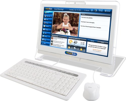 Telikin TLMS18T3202W Home Desktop Computer (White)