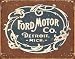 Ford - Historic Logo Metal Tin Sign 16