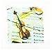 3dRose qs_26572_1 Violin Impressions-Quilt Square, 10 by 10-Inch