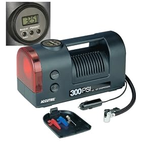 Accutire MS-5550 Digital 300 PSI 12V Compressor with Light