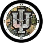 SAVE $8.05 - Indiana University Hoosiers IU Glass Wall Clock $36.95