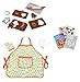 Hape E3114 Gingerbread Baking Set & E3119 Chef's Apron Play Food Sets with Coloring Book