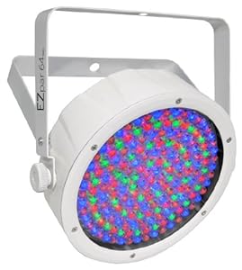 Chauvet Lighting EZpar64 RGBA White Battery Operated Par Style LED Wash with IRC Compatibility - White