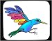 Mouse Pad with bird, colorful, hummingbird