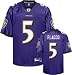 Joe Flacco Purple Reebok NFL Premier Baltimore Ravens Jersey - Medium