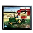 John Deere Zolan Pitching in 10x12 Resin Clock